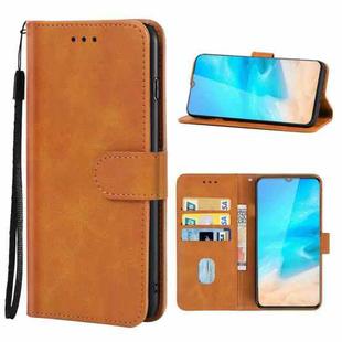 Leather Phone Case For CUBOT Note 20 Pro(Brown)