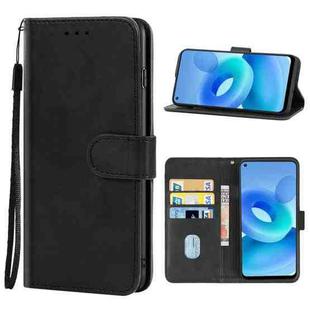 For OPPO A95 5G Leather Phone Case(Black)