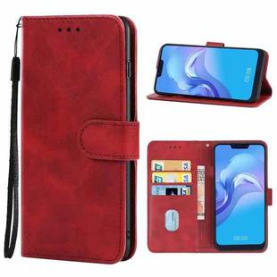 For CUBOT C20 Leather Phone Case(Red)