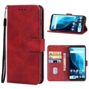 For CUBOT Note 9 Leather Phone Case(Red)