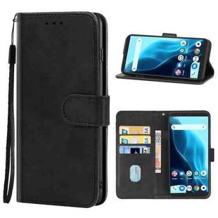 For CUBOT Note 9 Leather Phone Case(Black)