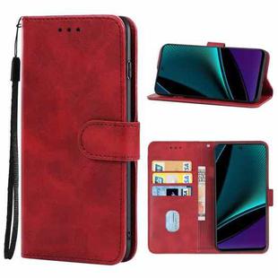 For Infinix Note 11 Pro Leather Phone Case(Red)