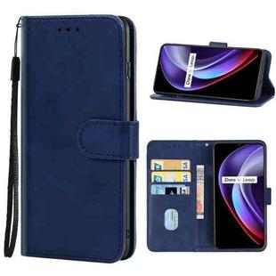 For OPPO Realme V11s 5G Leather Phone Case(Blue)