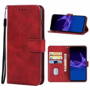 For Sharp Aquos Sense 4 Plus Leather Phone Case(Red)