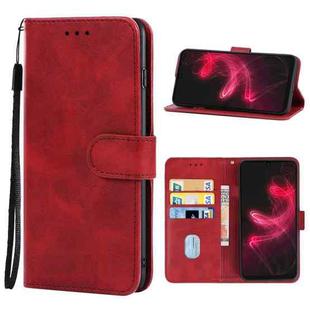 For Sharp Aquos Zero 5G Basic Leather Phone Case(Red)