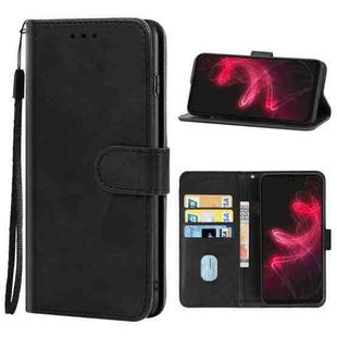 For Sharp Aquos Zero 5G Basic Leather Phone Case(Black)
