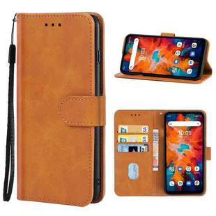 For UMIDIGI BISON X10 Leather Phone Case(Brown)