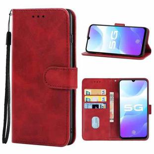 For vivo S7e 5G Leather Phone Case(Red)
