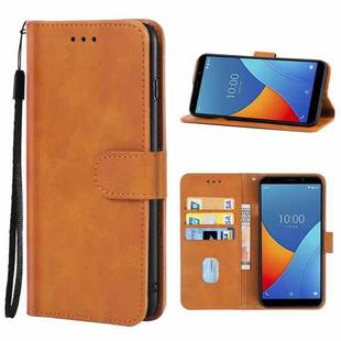 For Wiko Sunny 5 Leather Phone Case(Brown)