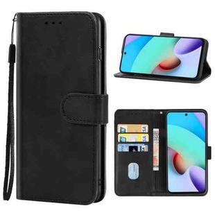 For Xiaomi Redmi Note 11 4G Global Leather Phone Case(Black)