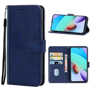 For Xiaomi Redmi Note 11 4G Global Leather Phone Case(Blue)