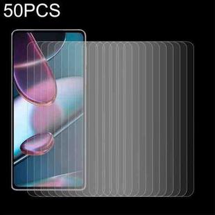 50 PCS 0.26mm 9H 2.5D Tempered Glass Film For Motorola Edge X30 / Edge 30 Pro