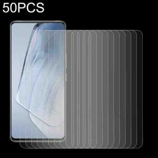 50 PCS 0.26mm 9H 2.5D Tempered Glass Film For vivo iQOO 7 India