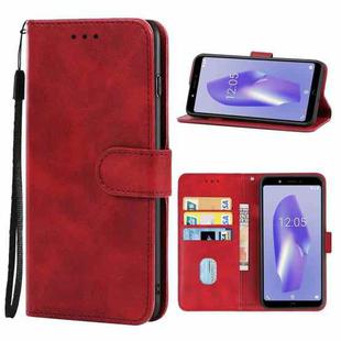 Leather Phone Case For BQ Aquaris C(Red)