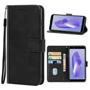 Leather Phone Case For BQ Aquaris C(Black)