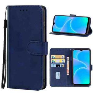 Leather Phone Case For Infinix Itel P37(Blue)