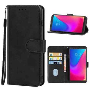 Leather Phone Case For Lenovo K5 Pro(Black)