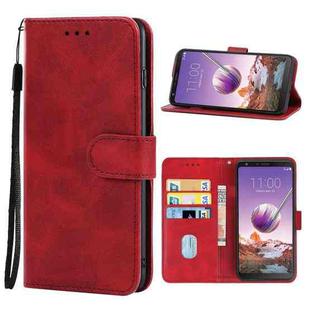 Leather Phone Case For LG Q Stylo 4(Red)