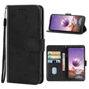 Leather Phone Case For LG Q Stylo 4(Black)