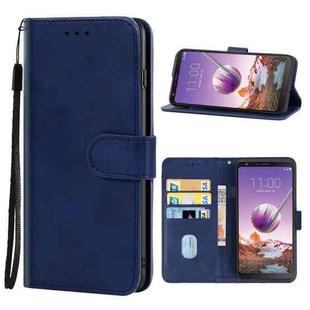 Leather Phone Case For LG Q Stylo 4(Blue)