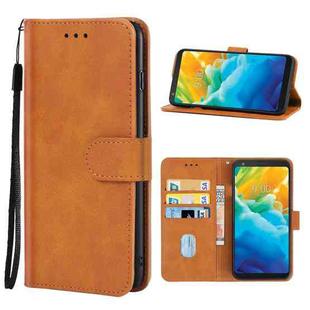 Leather Phone Case For LG Stylo 4 / Q Stylo 4(Brown)