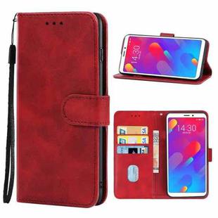 Leather Phone Case For Meizu V8(Red)