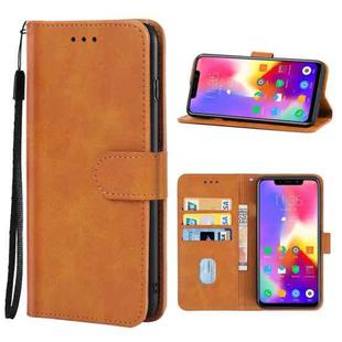 Leather Phone Case For Motorola Moto P30(Brown)