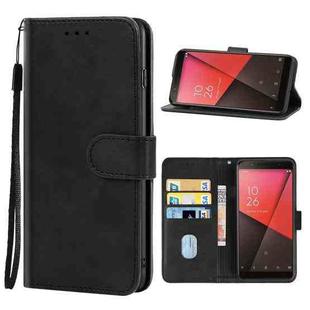 Leather Phone Case For Vodafone Smart N9(Black)