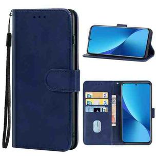 Leather Phone Case For Xiaomi 12 5G(Blue)