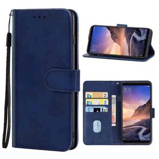 Leather Phone Case For Xiaomi Mi Max 3 Pro(Blue)