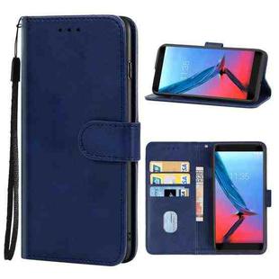 Leather Phone Case For ZTE Blade V9(Blue)