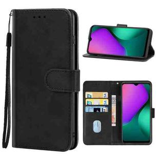 Leather Phone Case For Infinix Hot 10 Play / Smart 5 India X688B(Black)