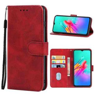 Leather Phone Case For Infinix Smart 5 / Hot 10 Lite X657(Red)