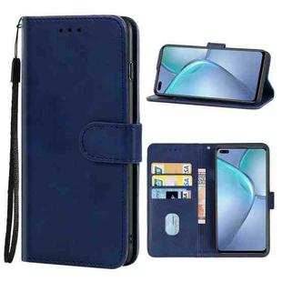 Leather Phone Case For Infinix Zero 8 X687(Blue)