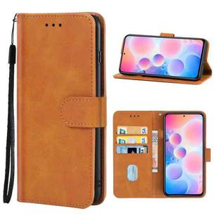 Leather Phone Case For Xiaomi Mi 11i / Poco F3 / Redmi K40 / K40 Pro 5G(Brown)