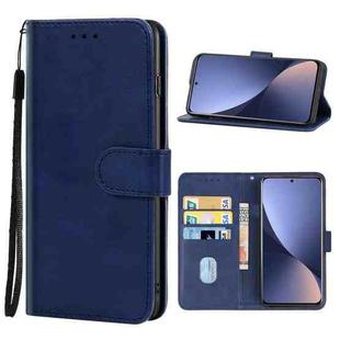 Leather Phone Case For Xiaomi 12X(Blue)