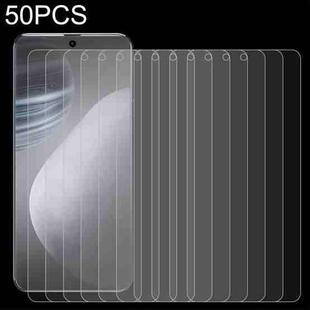 50 PCS 0.26mm 9H 2.5D Tempered Glass Film For Cubot X50