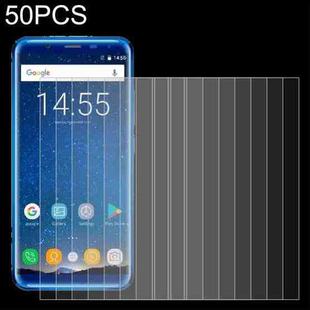 50 PCS 0.26mm 9H 2.5D Tempered Glass Film For Oukitel K5000