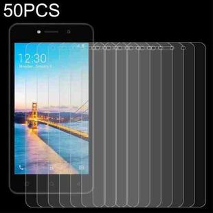 50 PCS 0.26mm 9H 2.5D Tempered Glass Film For Tecno S12
