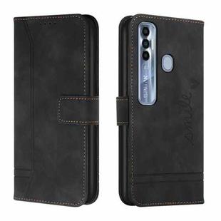 For Tecno Spark 7 Pro Retro Skin Feel Horizontal Flip Soft TPU + PU Leather Phone Case(Black)