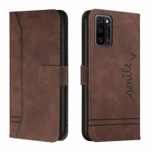 For Blackview A100 Retro Skin Feel Horizontal Flip Soft TPU + PU Leather Phone Case(Coffee)