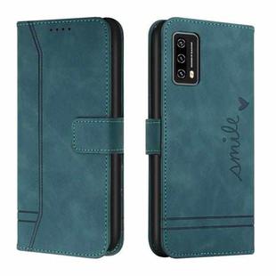 For Blackview A90 Retro Skin Feel Horizontal Flip Soft TPU + PU Leather Phone Case(Dark Green)