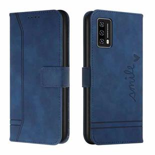 For Blackview A90 Retro Skin Feel Horizontal Flip Soft TPU + PU Leather Phone Case(Blue)