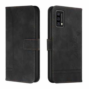 For Blackview A90 Retro Skin Feel Horizontal Flip Soft TPU + PU Leather Phone Case(Black)