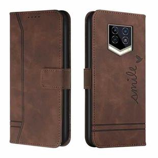 For Oukitel WP15 Retro Skin Feel Horizontal Flip Soft TPU + PU Leather Phone Case(Coffee)