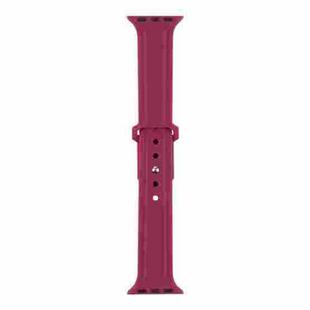 King Kong Silicone Watch Band For Apple Watch Series 8&7 41mm / SE 2&6&SE&5&4 40mm / 3&2&1 38mm(Plum)