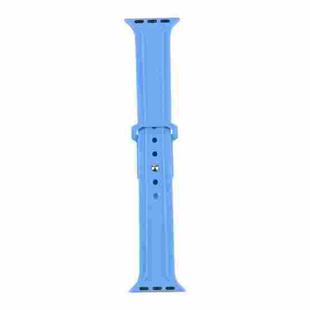 King Kong Silicone Watch Band For Apple Watch Ultra 49mm / Series 8&7 45mm / SE 2&6&SE&5&4 44mm / 3&2&1 42mm(Light Blue)