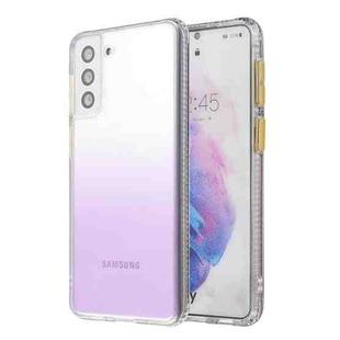 For Samsung Galaxy S22 5G Gradient TPU + Acrylic Phone Case(Purple)