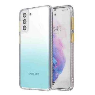 For Samsung Galaxy S22 5G Gradient TPU + Acrylic Phone Case(Green)