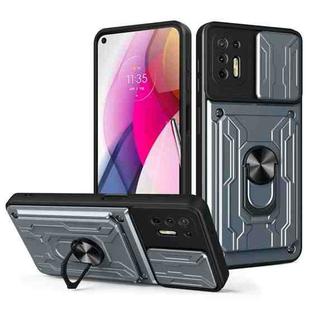 For Motorola Moto G Stylus Sliding Camshield Card Phone Case(Grey)